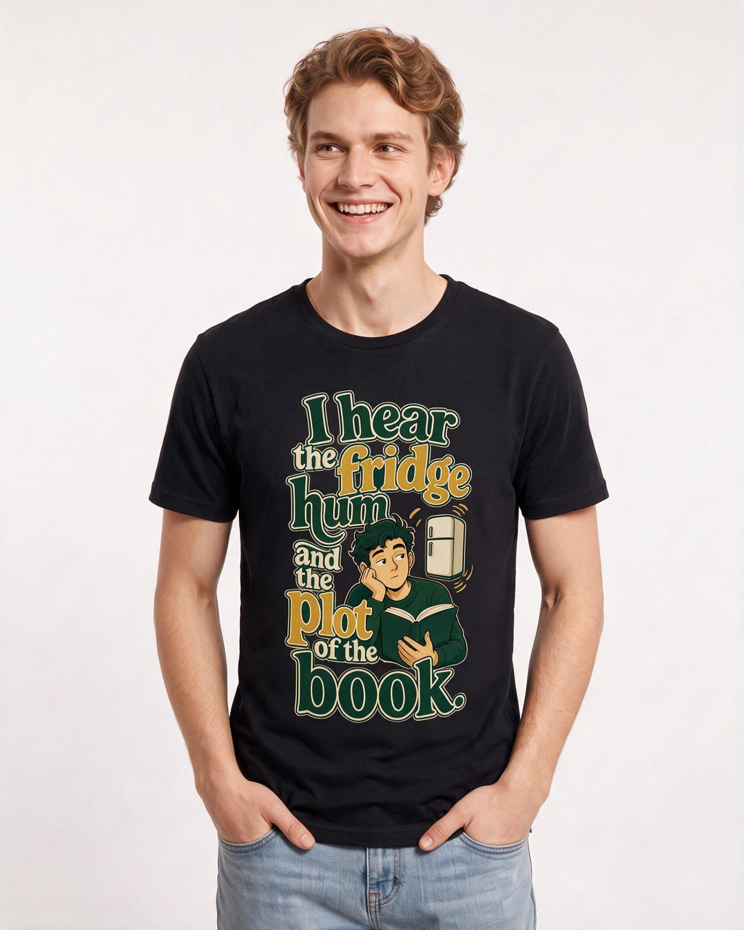 Neurodiversity Black T-Shirt for Men – Everyday Expression Graphic Tee product image 3