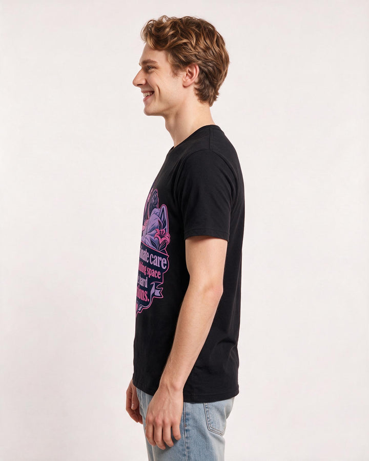 Nurse Black T-Shirt for Men – Nursing Life Graphic Tee product image 2