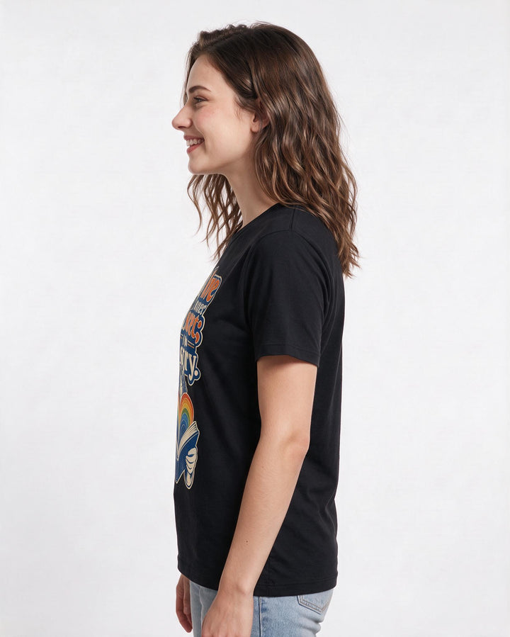 Pride Women's Black T-Shirt – My love was never a secret; it was a story. product image 2