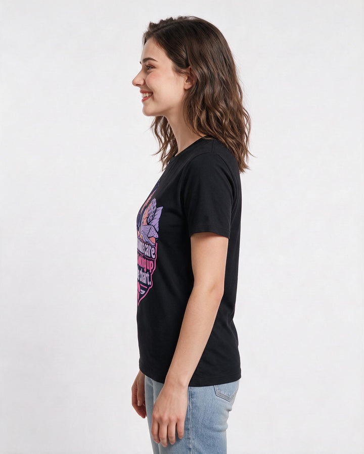 Nurse Black T-Shirt for Women – Nursing Life Graphic Tee product image 2