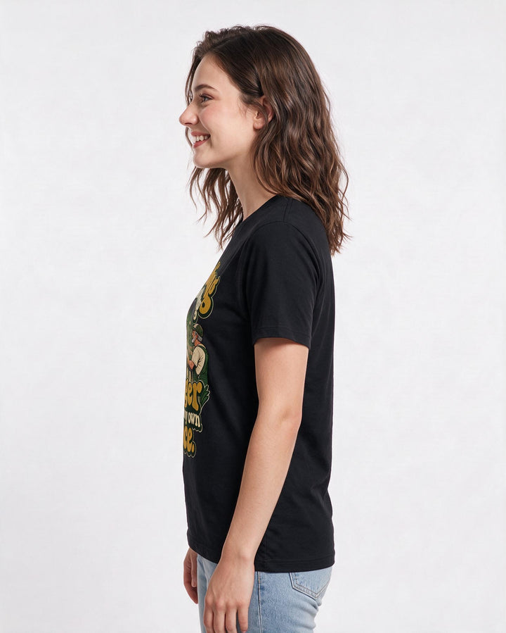 Patriotic Black T-Shirt for Women – Everyday Expression Graphic Tee product image 2