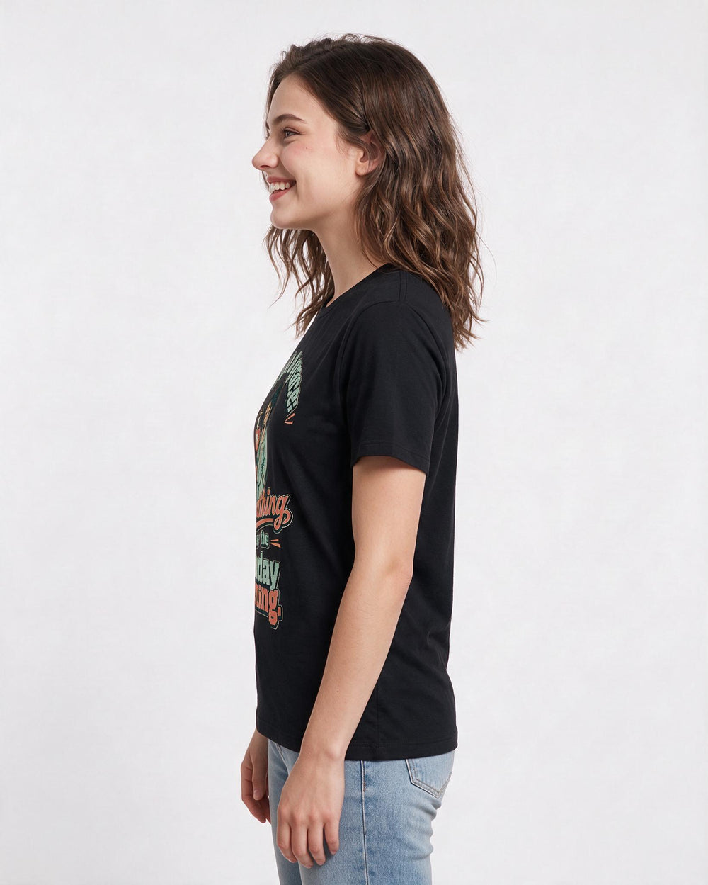 Christian Faith Black T-Shirt for Women – Everyday Expression Graphic Tee product image 2
