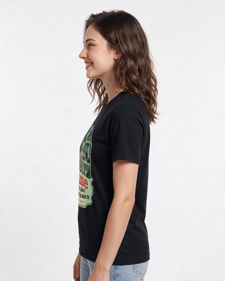 Patriotic Black T-Shirt for Women – Everyday Expression Graphic Tee product image 2