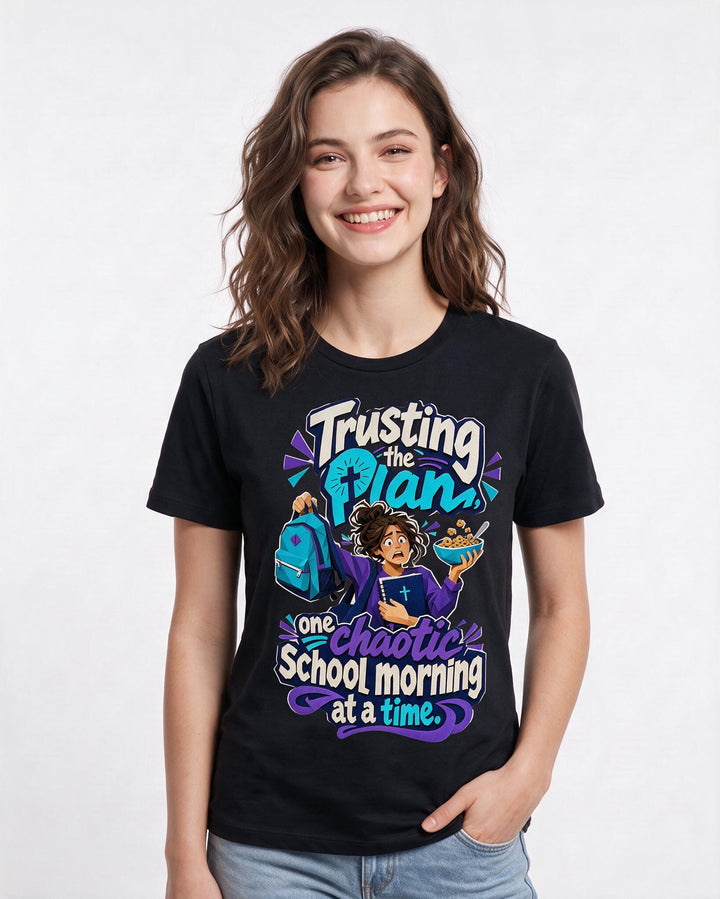 Christian Faith Black T-Shirt for Women – Everyday Expression Graphic Tee product image 1