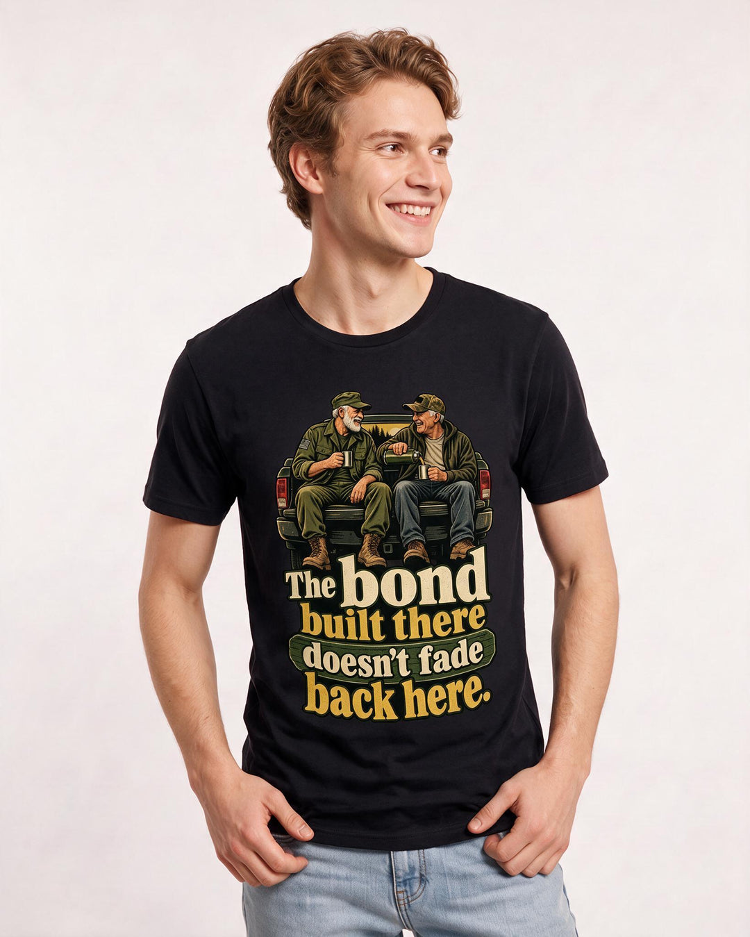 Veteran Black T-Shirt for Men – Everyday Expression Graphic Tee product image 1