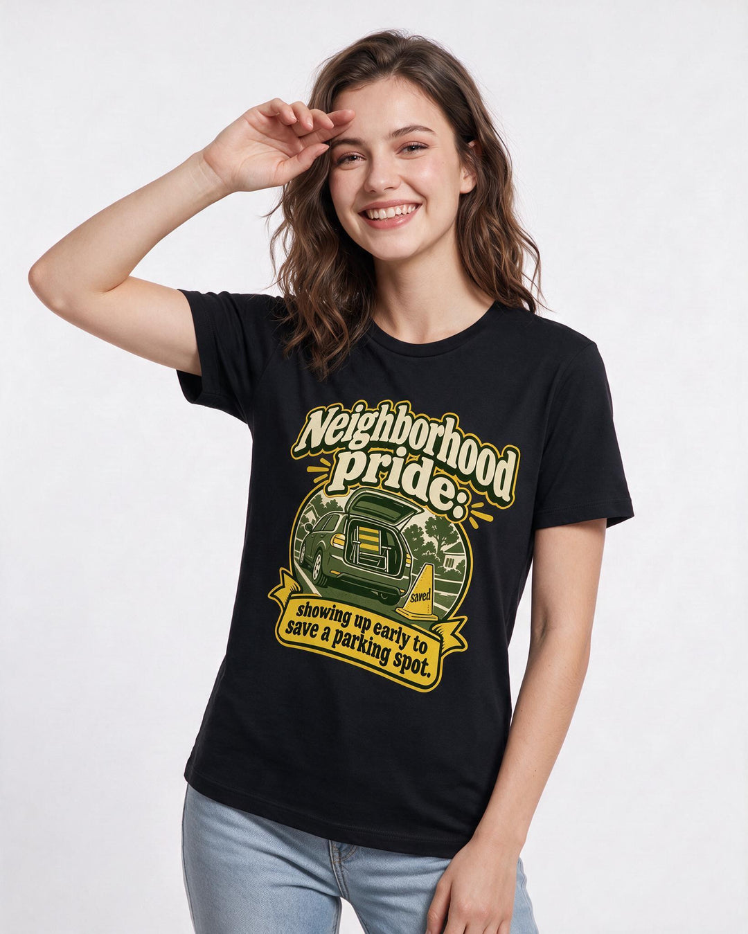 Patriotic Black T-Shirt for Women – Everyday Expression Graphic Tee product image 1