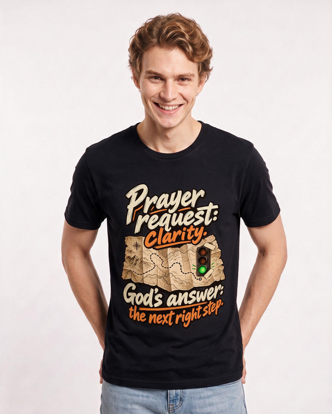 Christian Faith Black T-Shirt for Men – Everyday Expression Graphic Tee product image 1