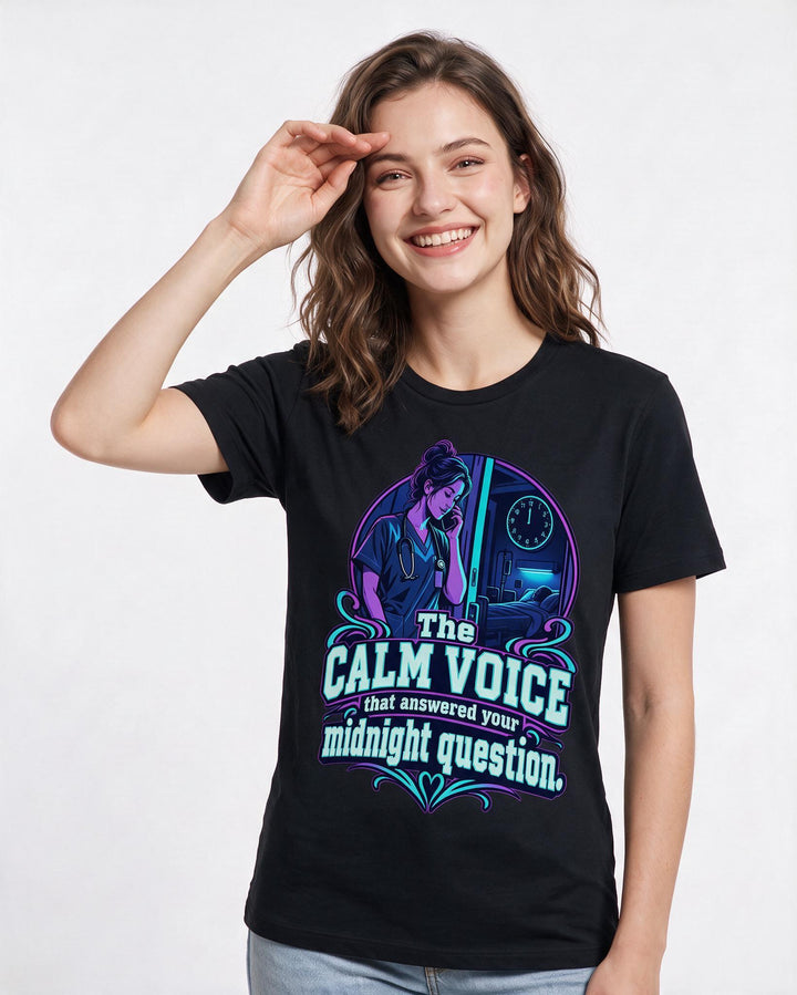 Nurse Black T-Shirt for Women – Nursing Life Graphic Tee product image 1
