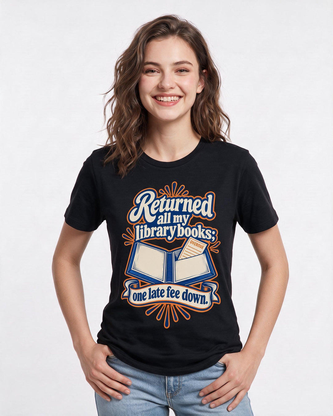 Graduation Black T-Shirt for Women – Everyday Expression Graphic Tee product image 1