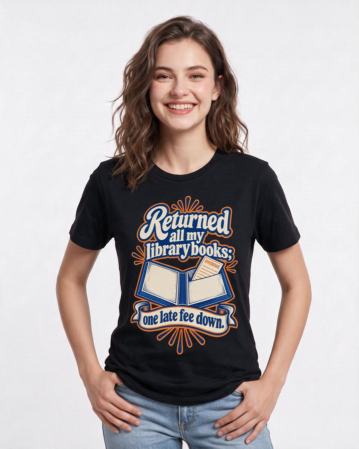 Graduation Black T-Shirt for Women – Everyday Expression Graphic Tee product image 1