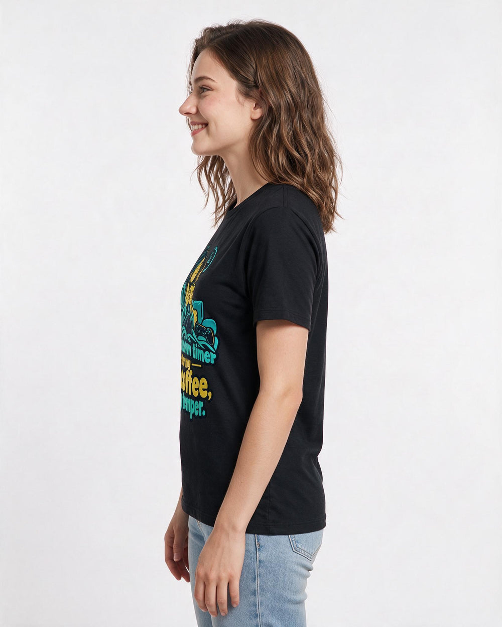 Gaming Black T-Shirt for Women – Game Night Graphic Tee product image 2