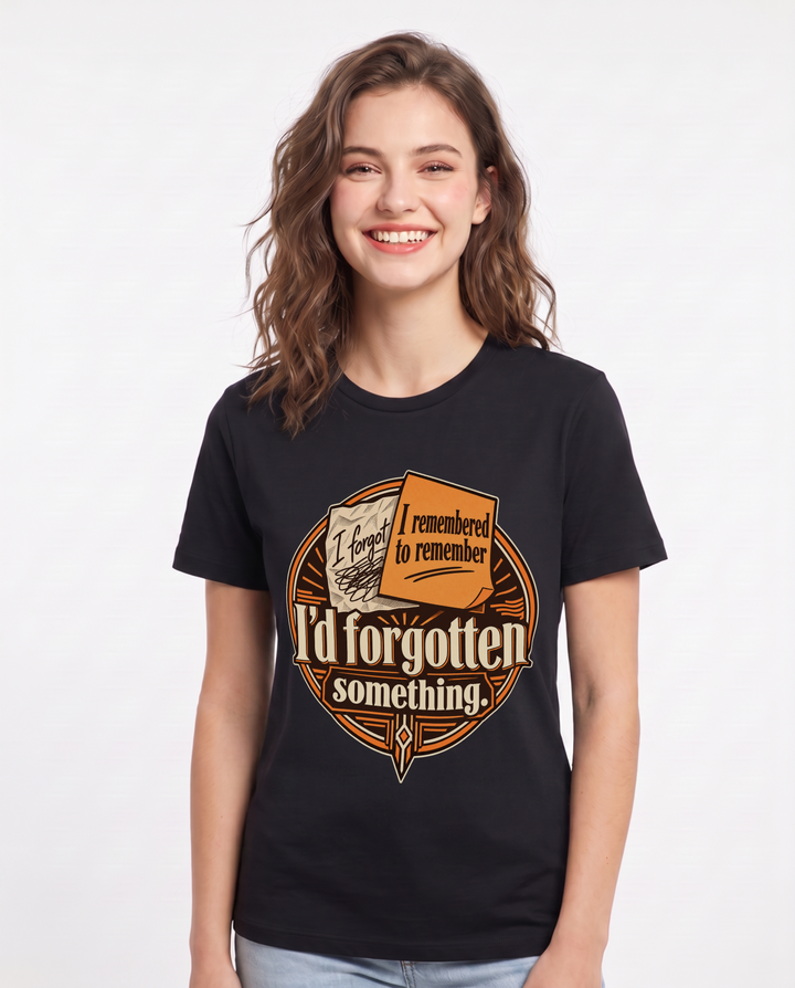 Meme Black T-Shirt for Women – Everyday Expression Graphic Tee product image 3