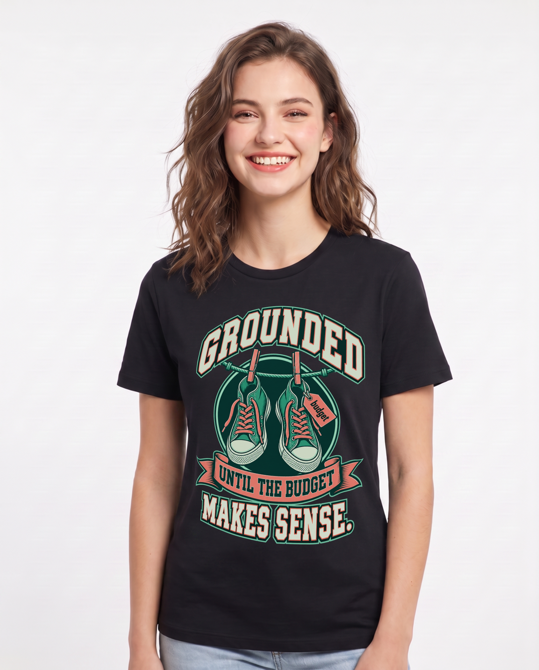 Political Statement Black T-Shirt for Women – Everyday Expression Graphic Tee product image 3