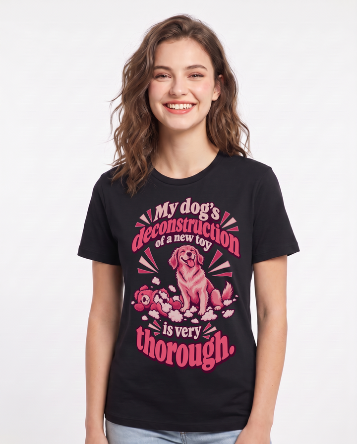 Cat Lover Black T-Shirt for Women – Everyday Expression Graphic Tee product image 3