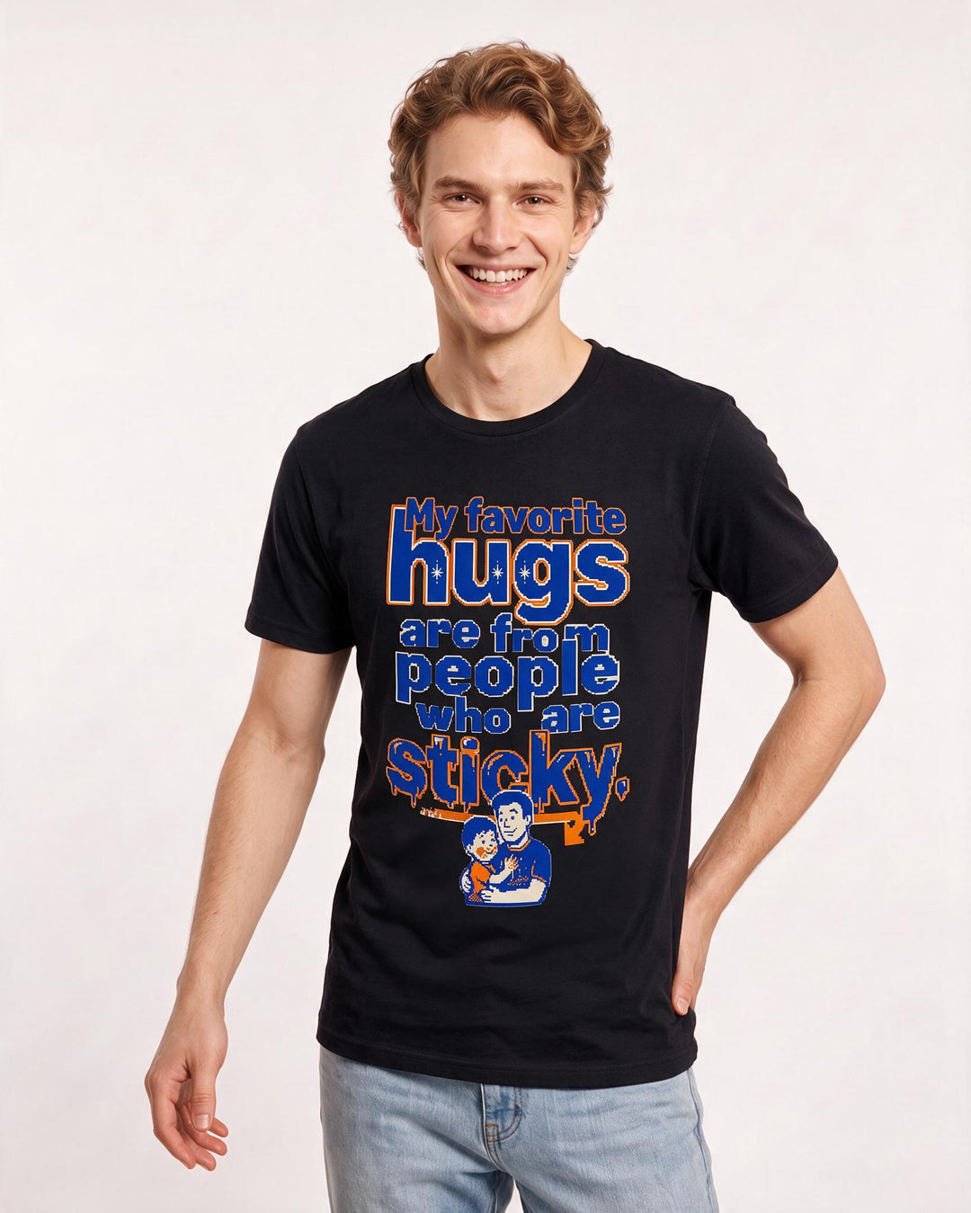 Family Black T-Shirt for Men – Everyday Expression Graphic Tee product image 1