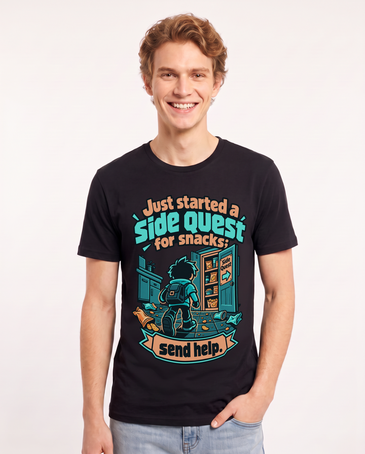 Gaming Black T-Shirt for Men – Game Night Graphic Tee product image 3