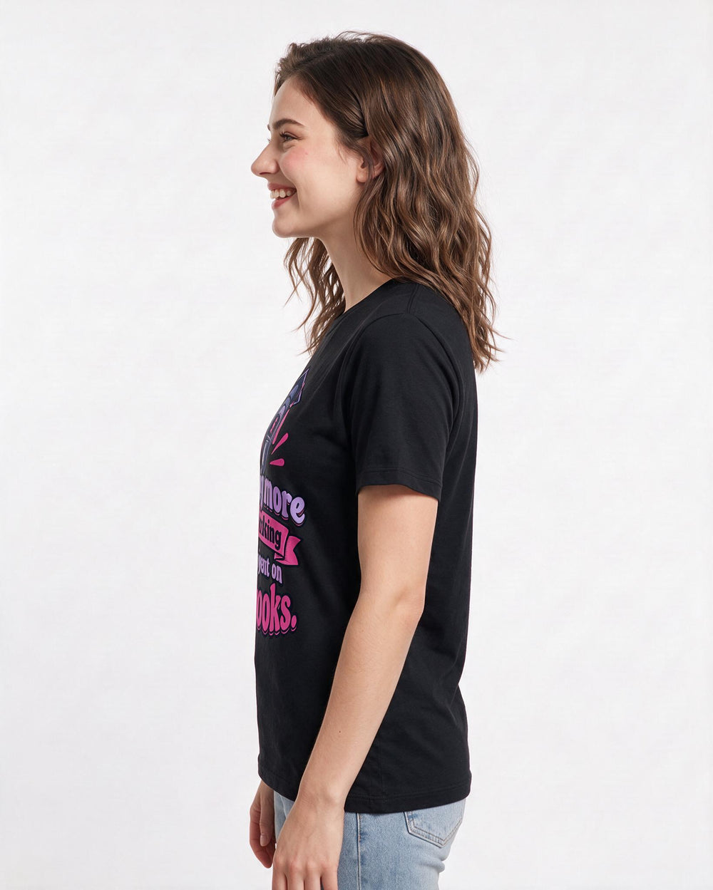 Graduation Black T-Shirt for Women – Everyday Expression Graphic Tee product image 2