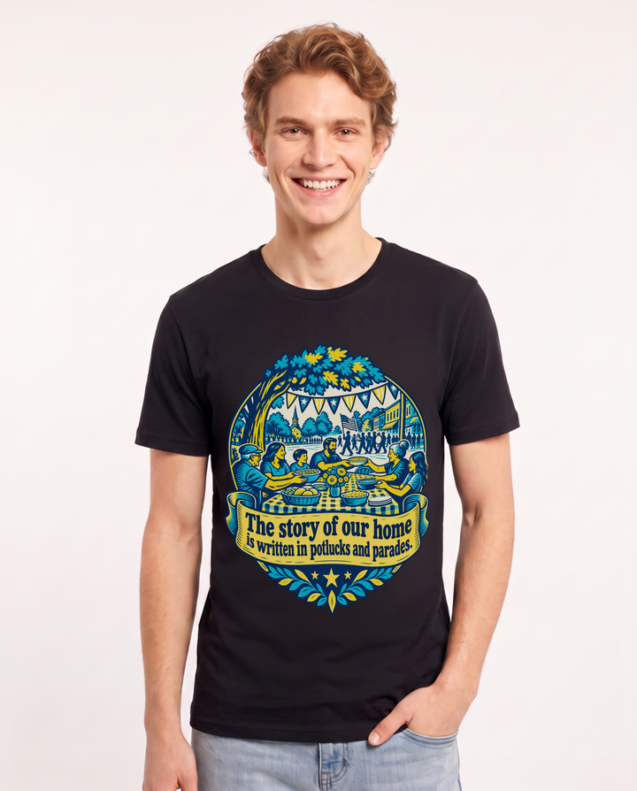 Patriotic Black T-Shirt for Men – Everyday Expression Graphic Tee product image 3