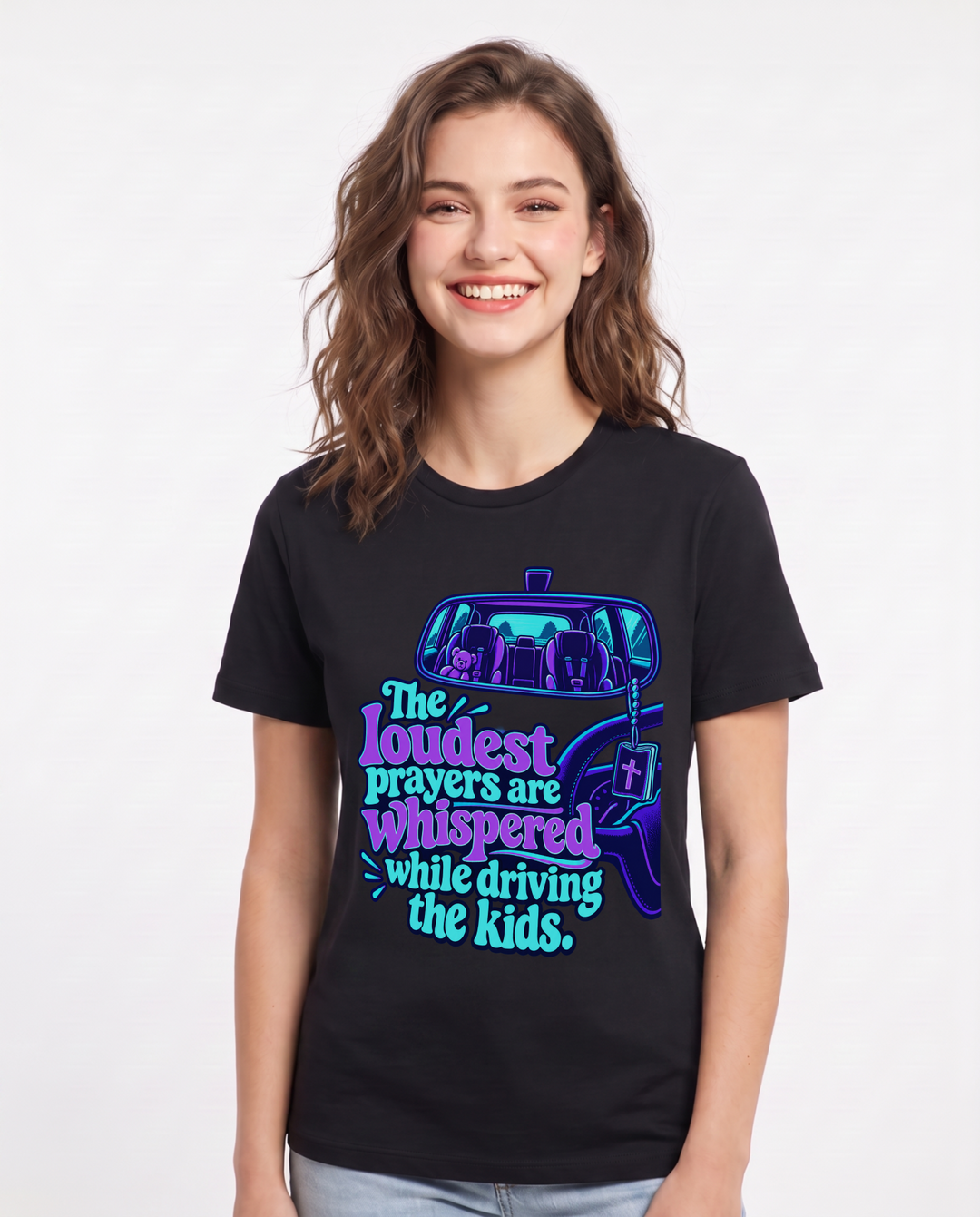 Christian Faith Black T-Shirt for Women – Everyday Expression Graphic Tee product image 3