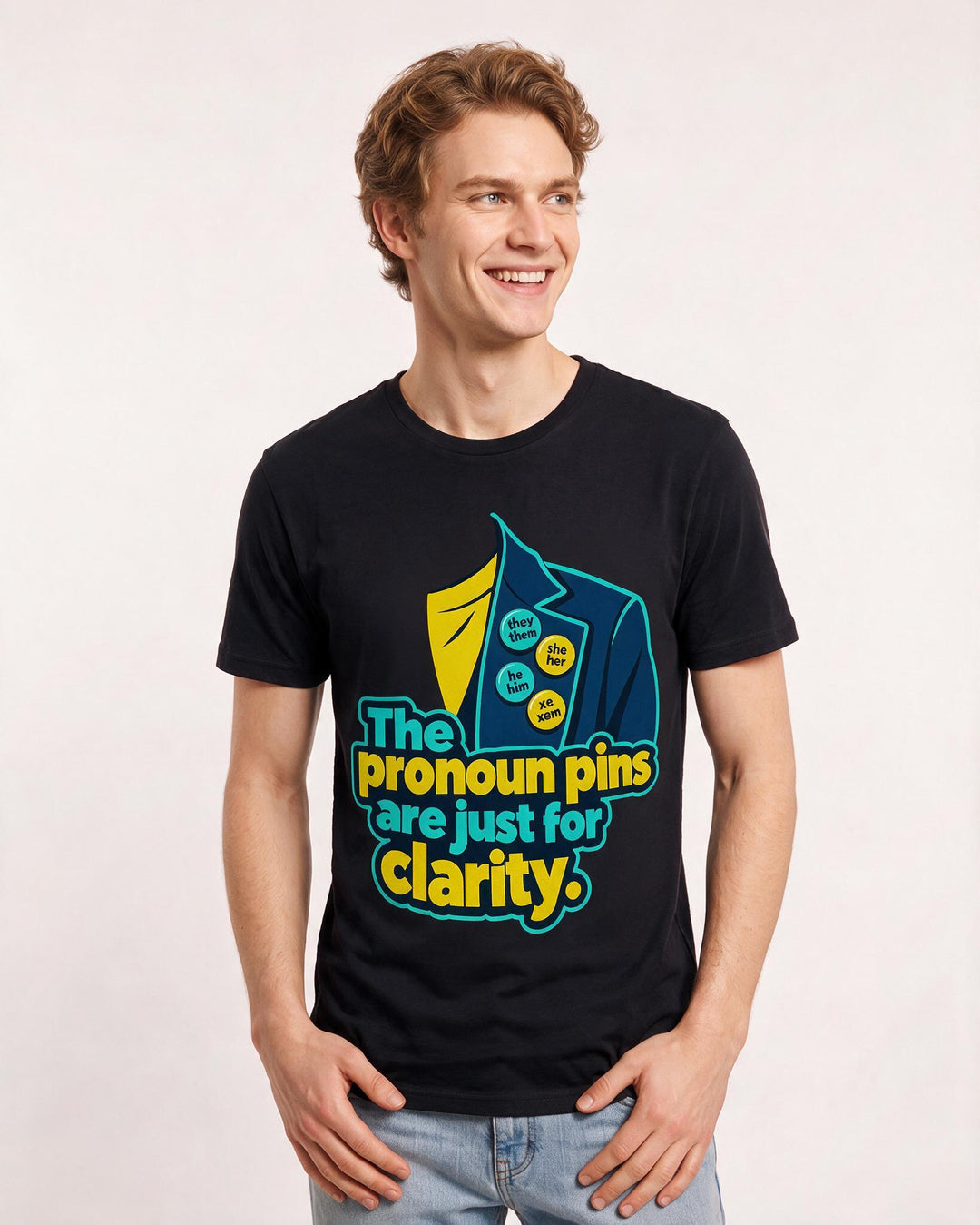Pride Black T-Shirt for Men – Everyday Expression Graphic Tee product image 1