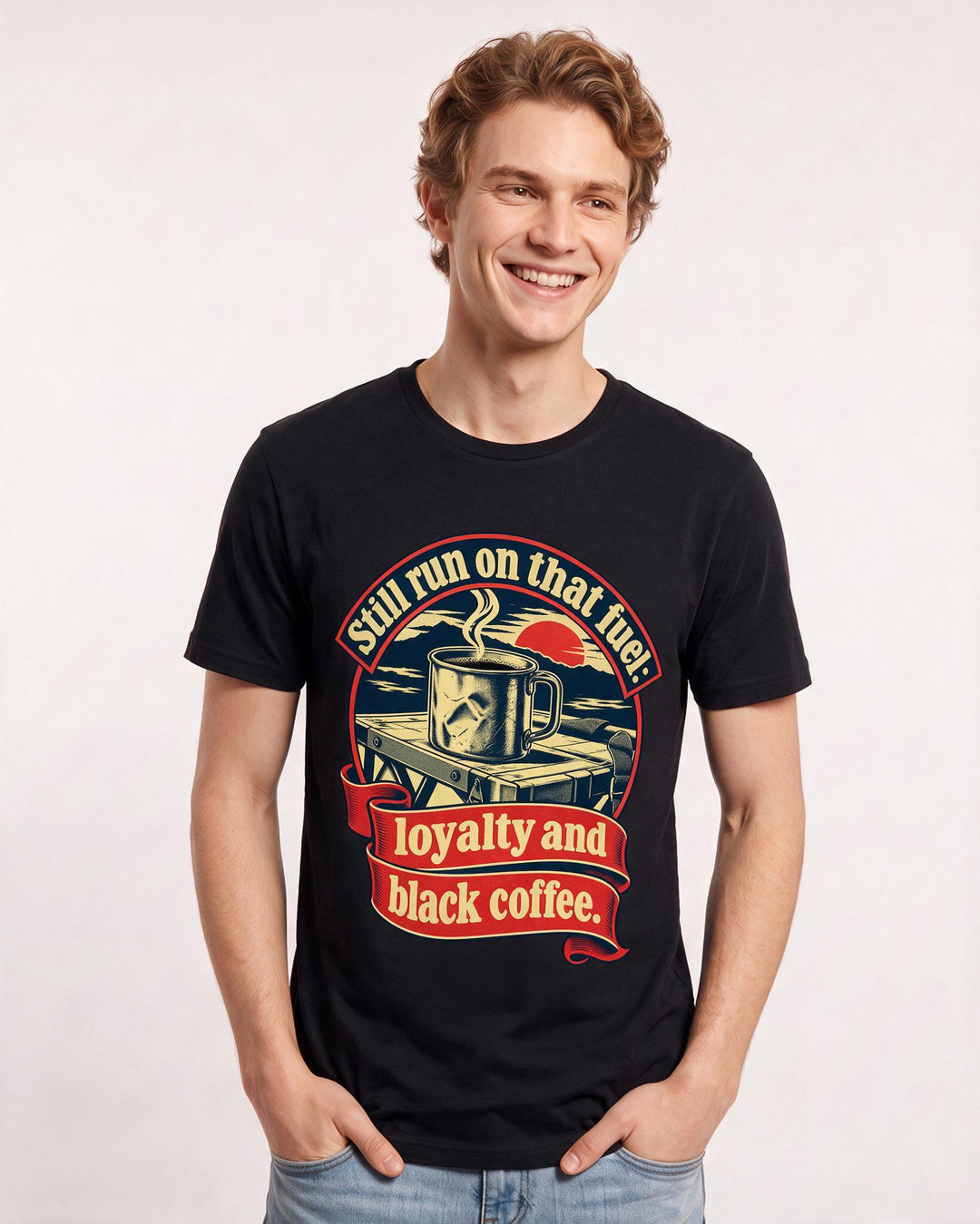 Veteran Black T-Shirt for Men – Everyday Expression Graphic Tee product image 1