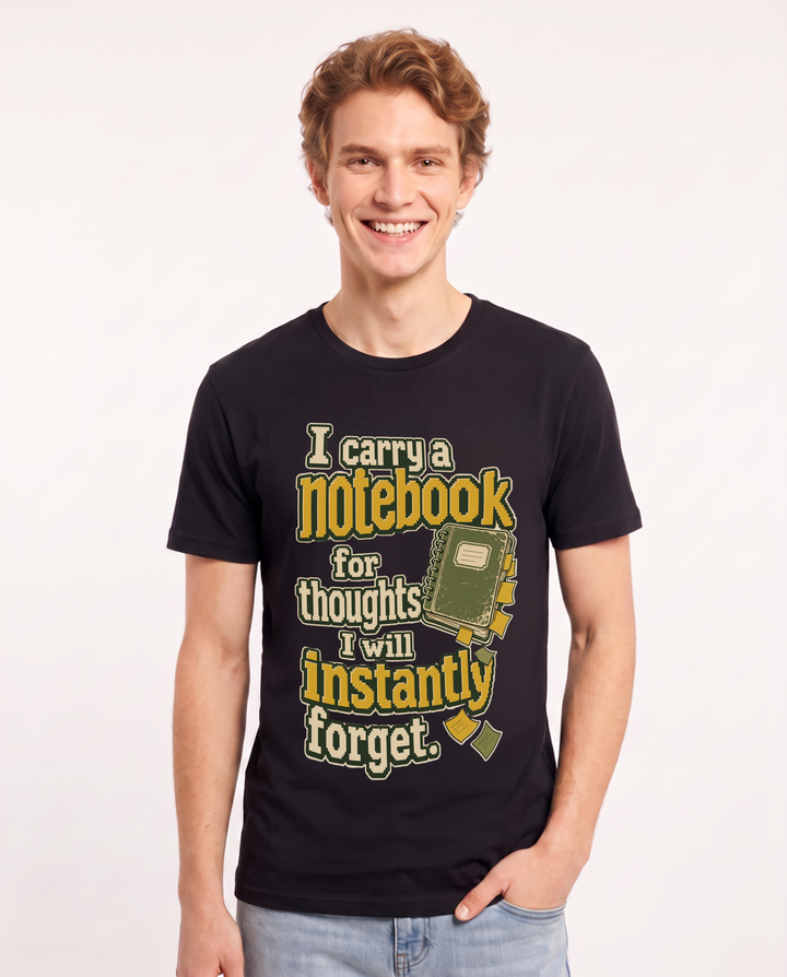 Meme Black T-Shirt for Men – Everyday Expression Graphic Tee product image 1