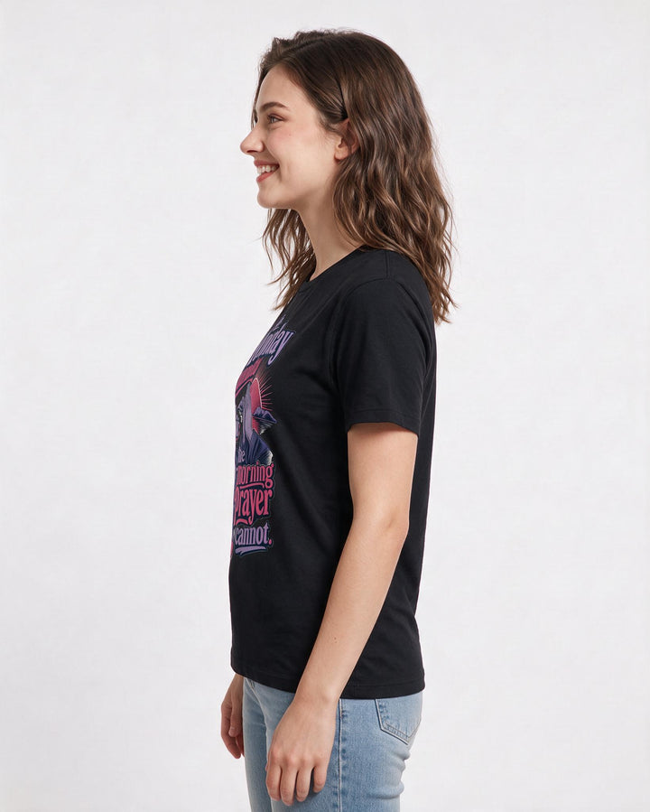 Christian Faith Black T-Shirt for Women – Everyday Expression Graphic Tee product image 2