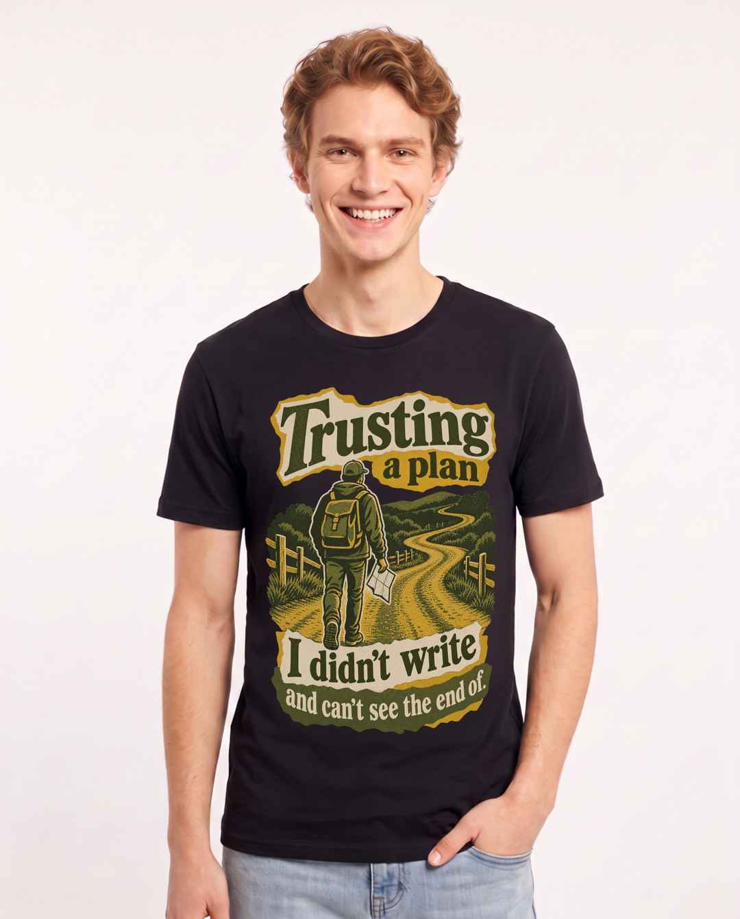 Christian Faith Black T-Shirt for Men – Everyday Expression Graphic Tee product image 3