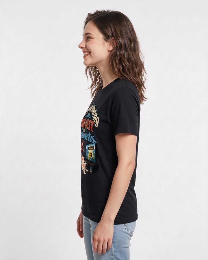 Gaming Black T-Shirt for Women – Game Night Graphic Tee product image 2