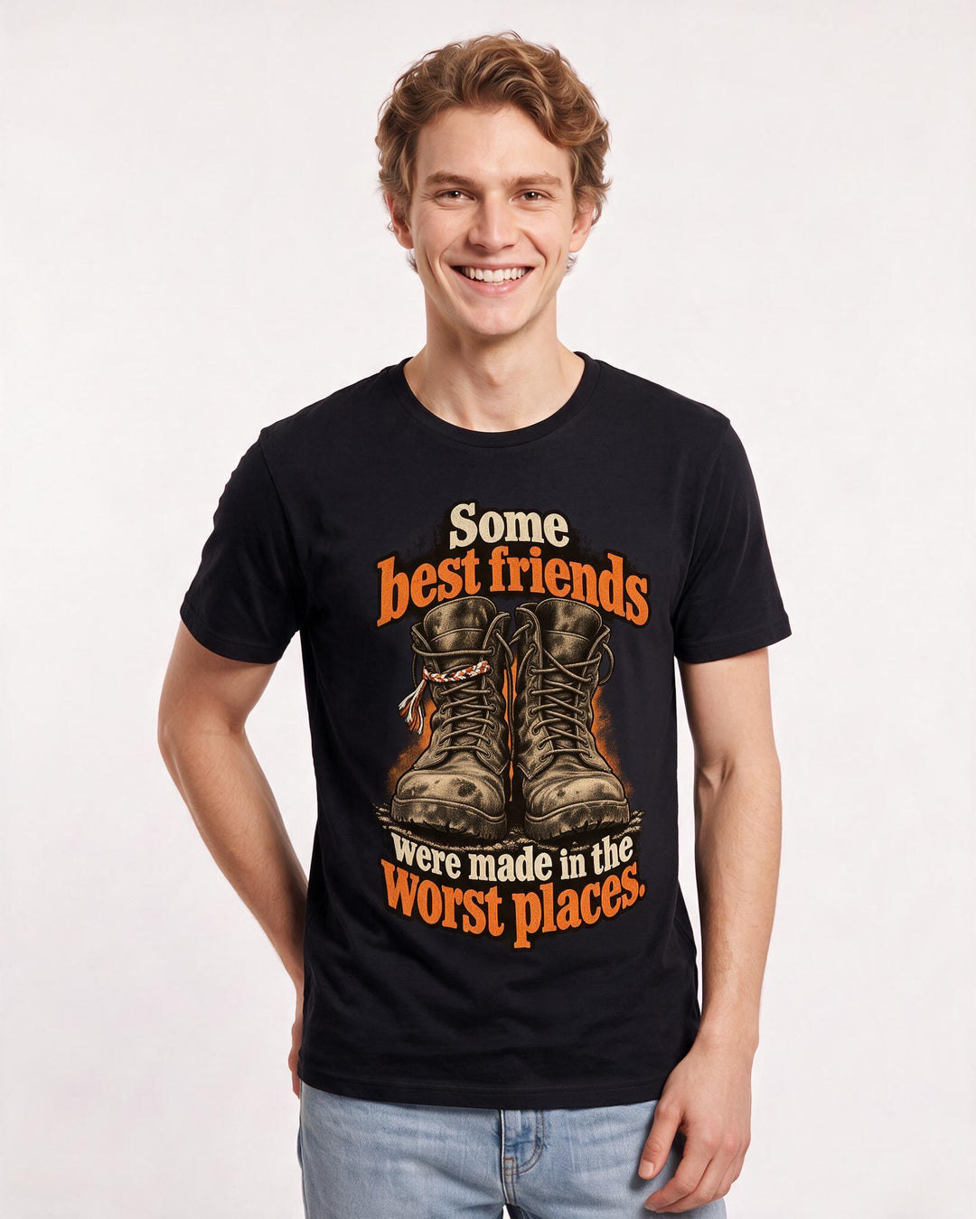Veteran Black T-Shirt for Men – Everyday Expression Graphic Tee product image 1