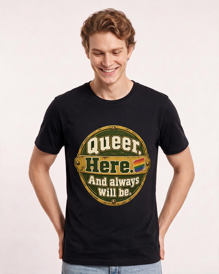 Pride Black T-Shirt for Men – Everyday Expression Graphic Tee product image 1