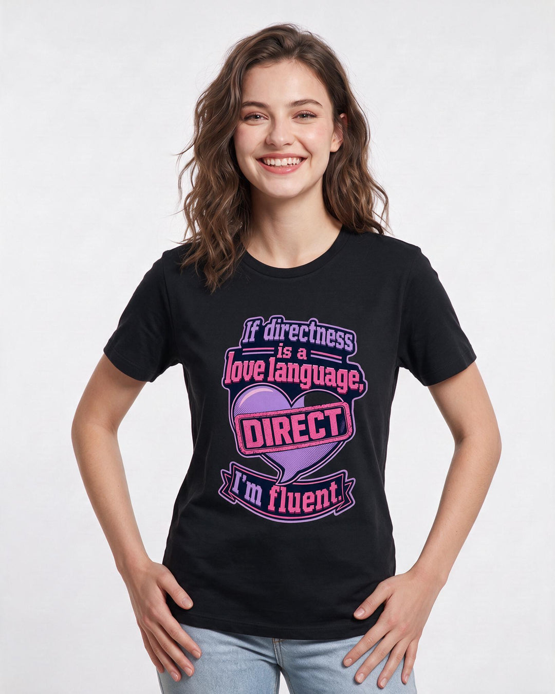 Neurodiversity Black T-Shirt for Women – Everyday Expression Graphic Tee product image 1