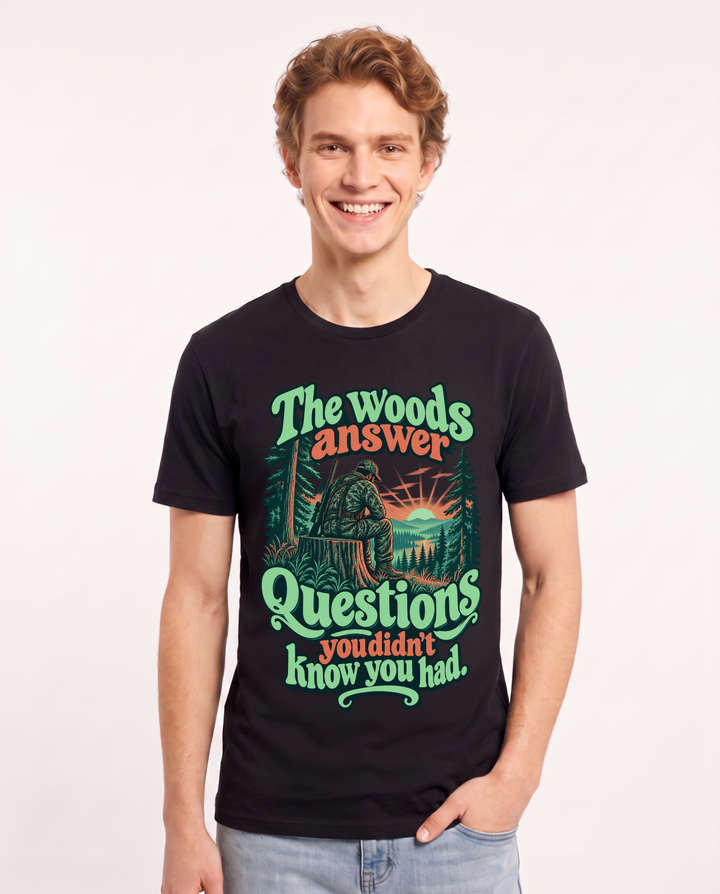 Hunting Black T-Shirt for Men – Everyday Expression Graphic Tee product image 3
