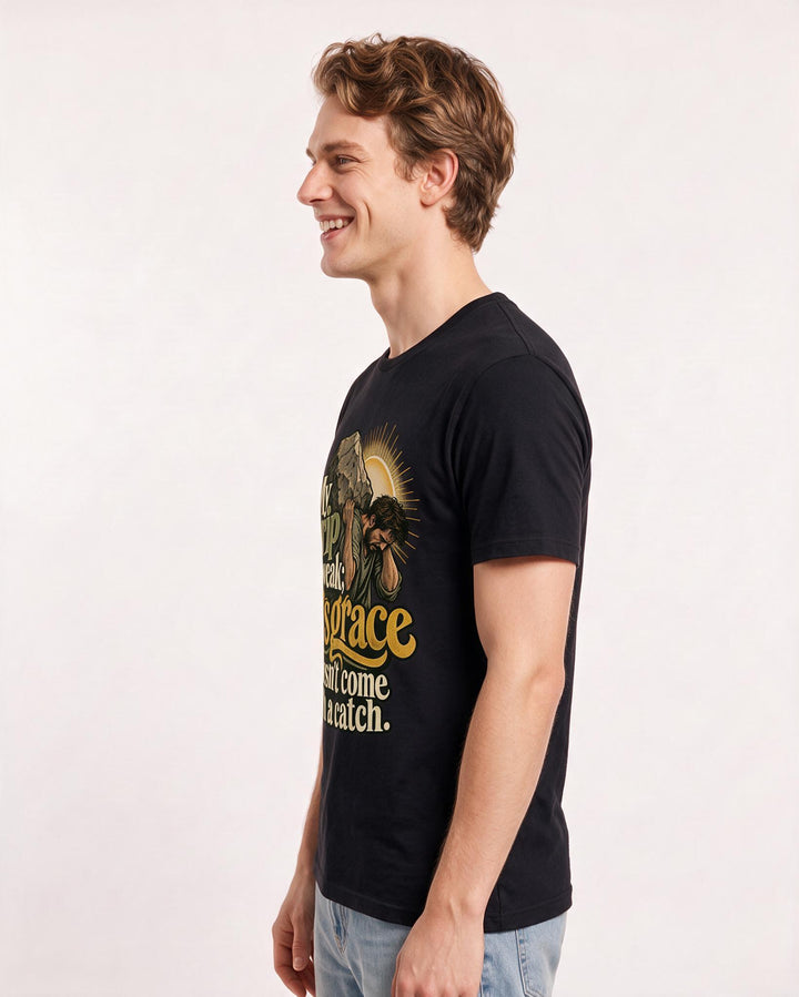 Christian Faith Black T-Shirt for Men – Everyday Expression Graphic Tee product image 2