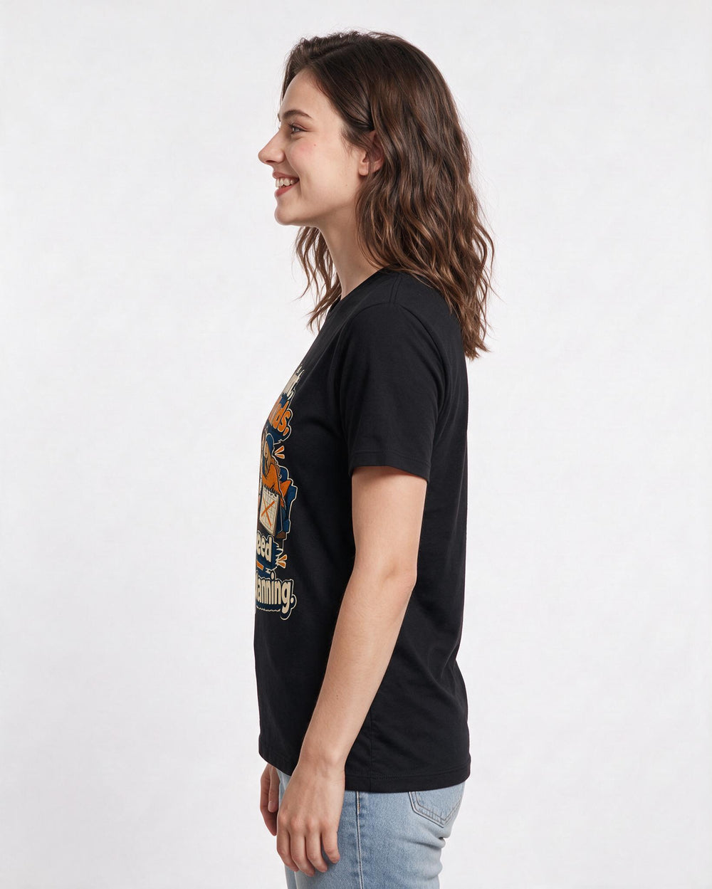Beer Black T-Shirt for Women – Everyday Expression Graphic Tee product image 2