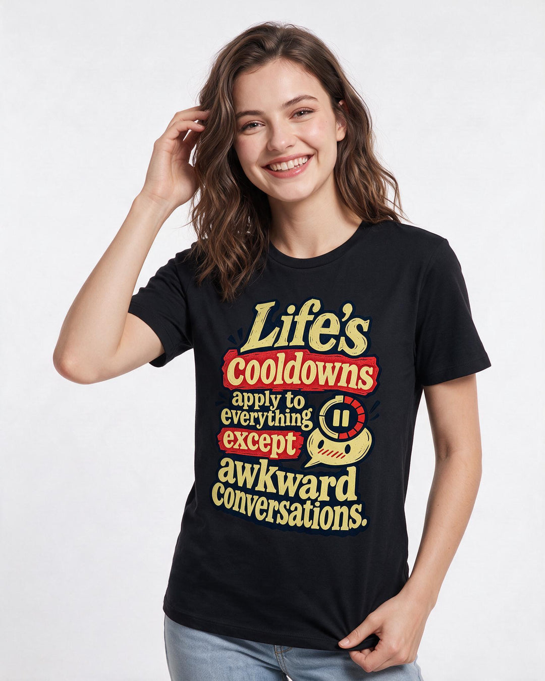 Gaming Black T-Shirt for Women – Game Night Graphic Tee product image 1