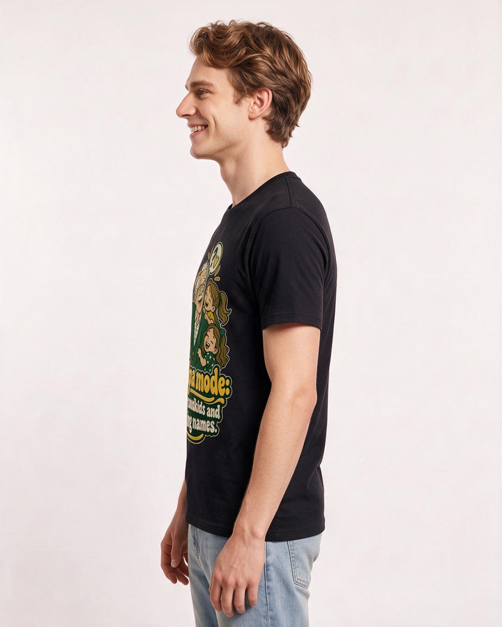 Grandparent Black T-Shirt for Men – Everyday Expression Graphic Tee product image 2