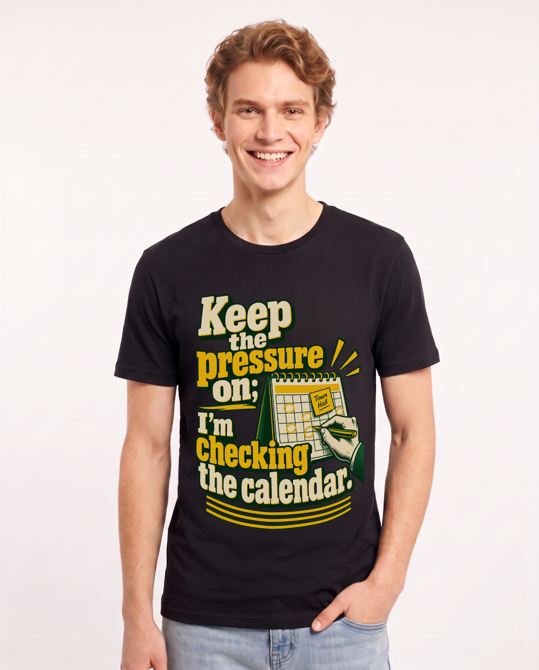 Political Statement Black T-Shirt for Men – Everyday Expression Graphic Tee product image 3