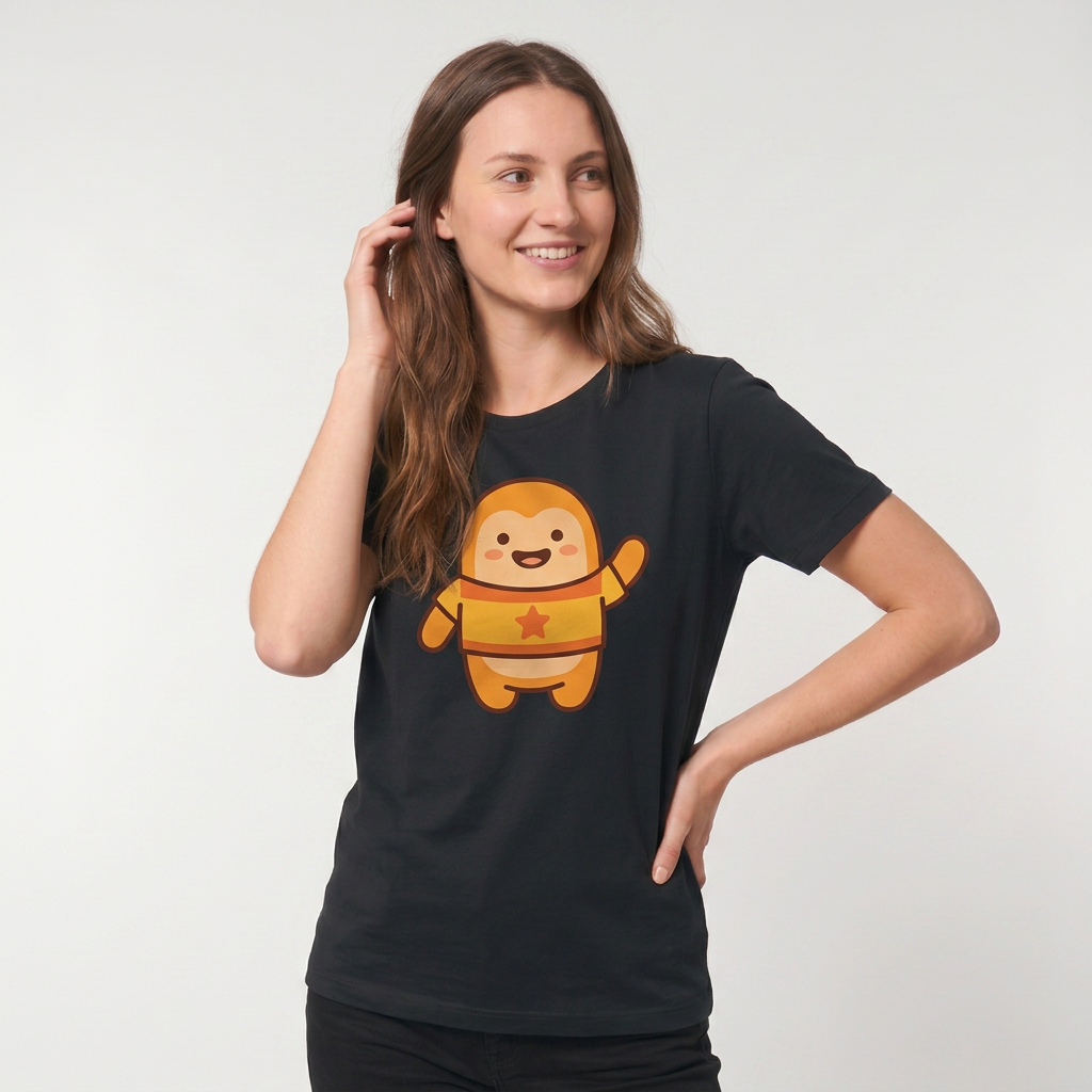- Black T-Shirt mockup 1