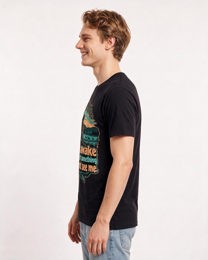 Hunting Black T-Shirt for Men – Everyday Expression Graphic Tee product image 2