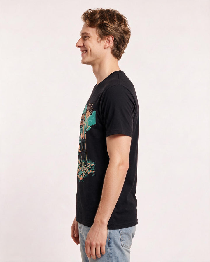 Christian Faith Black T-Shirt for Men – Everyday Expression Graphic Tee product image 2