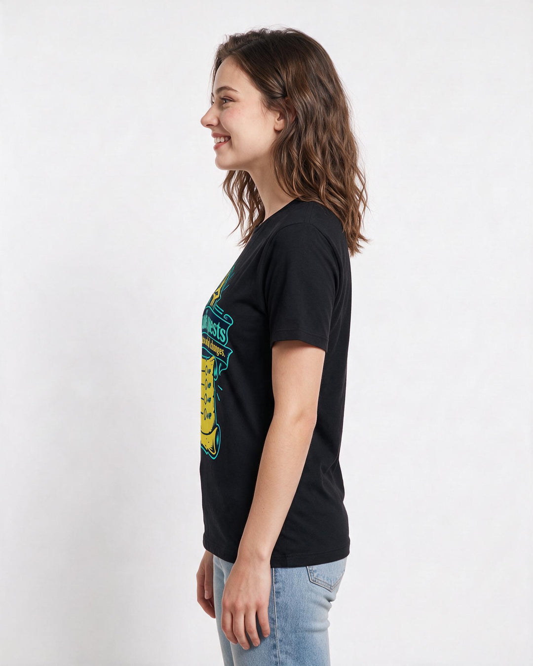 Gaming Black T-Shirt for Women – Game Night Graphic Tee product image 2