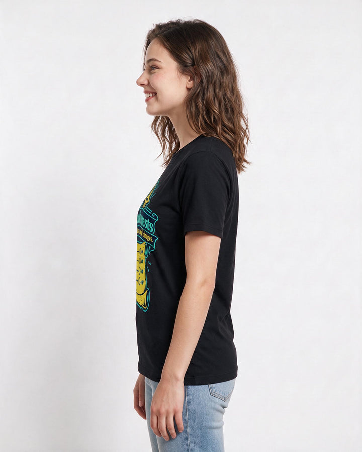 Gaming Black T-Shirt for Women – Game Night Graphic Tee product image 2