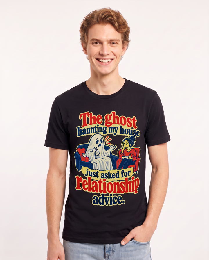Halloween Black T-Shirt for Men – Halloween Theme Graphic Tee product image 3
