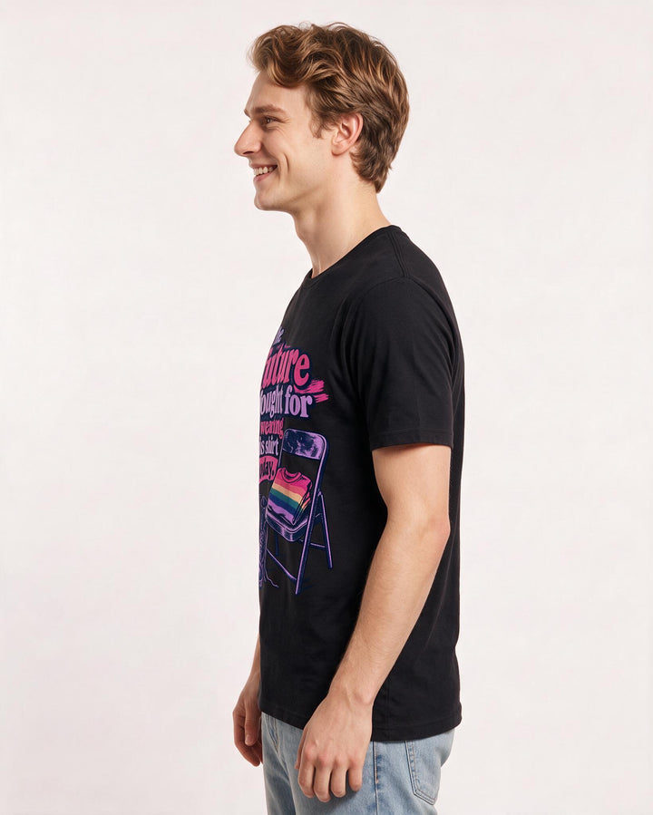 Pride Black T-Shirt for Men – Everyday Expression Graphic Tee product image 2