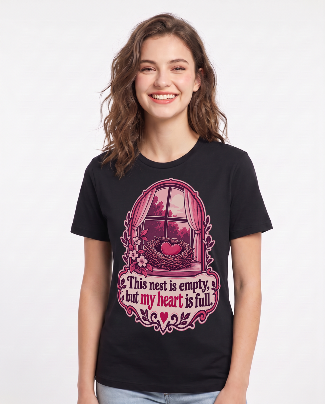 Grandparent Black T-Shirt for Women – Everyday Expression Graphic Tee product image 3