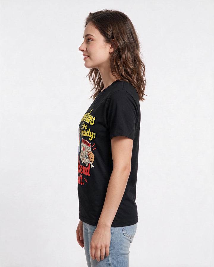 Teacher Black T-Shirt for Women – Everyday Expression Graphic Tee product image 2