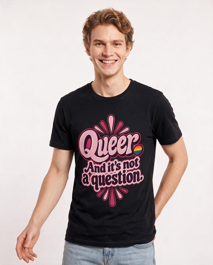Pride Black T-Shirt for Men – Everyday Expression Graphic Tee product image 1