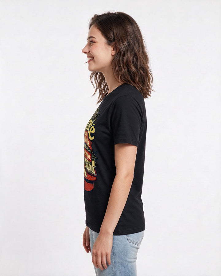 Christian Faith Black T-Shirt for Women – Everyday Expression Graphic Tee product image 2