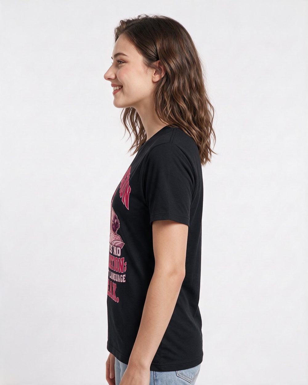 Nurse Black T-Shirt for Women – Nursing Life Graphic Tee product image 2